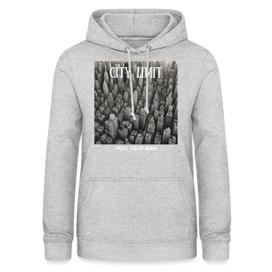 CITY LIMIT - WOMEN'S HOODIE - light heather grey