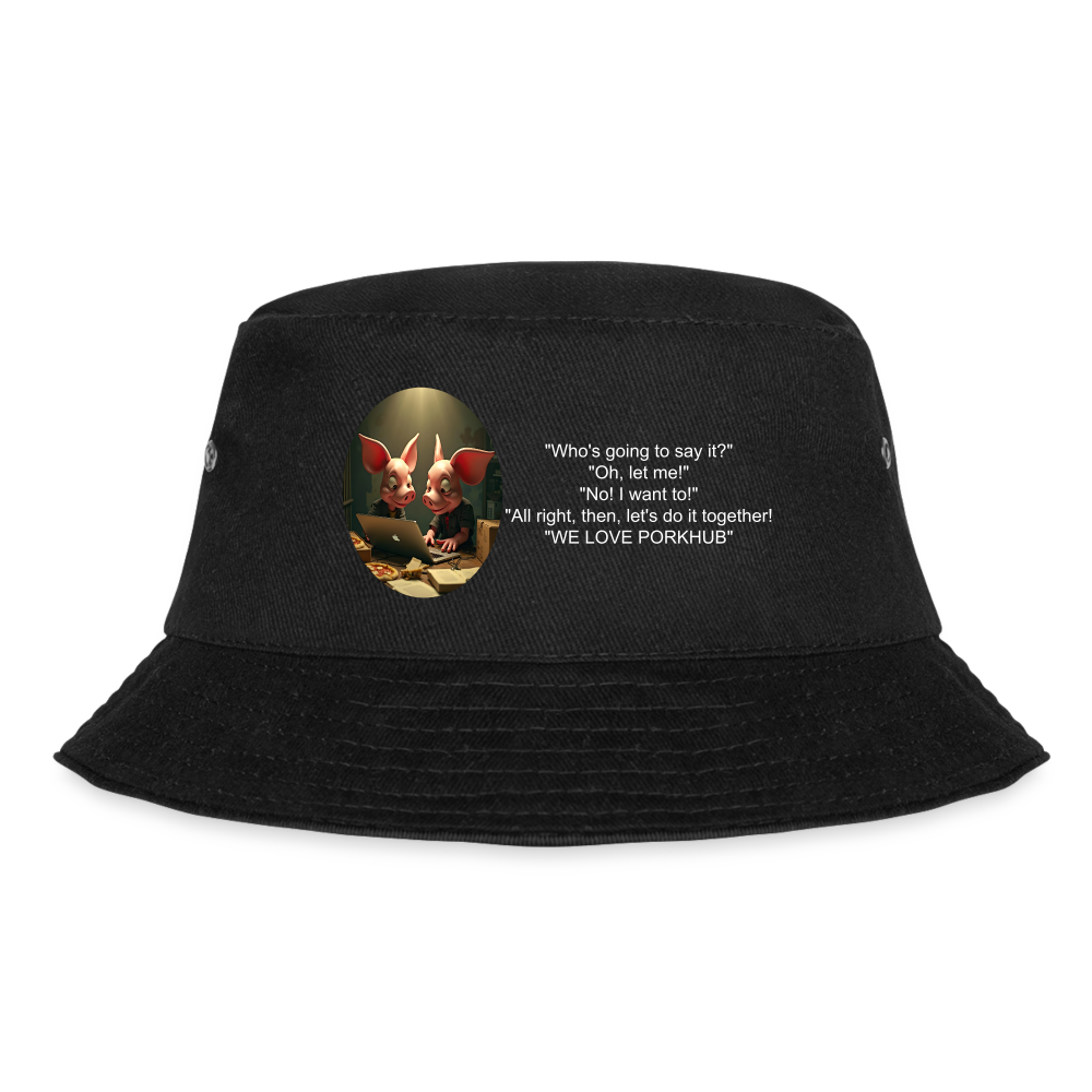 APPRECIATION - BUCKET HAT - black