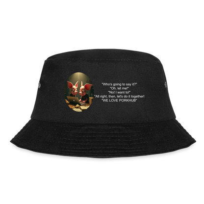 APPRECIATION - BUCKET HAT - black