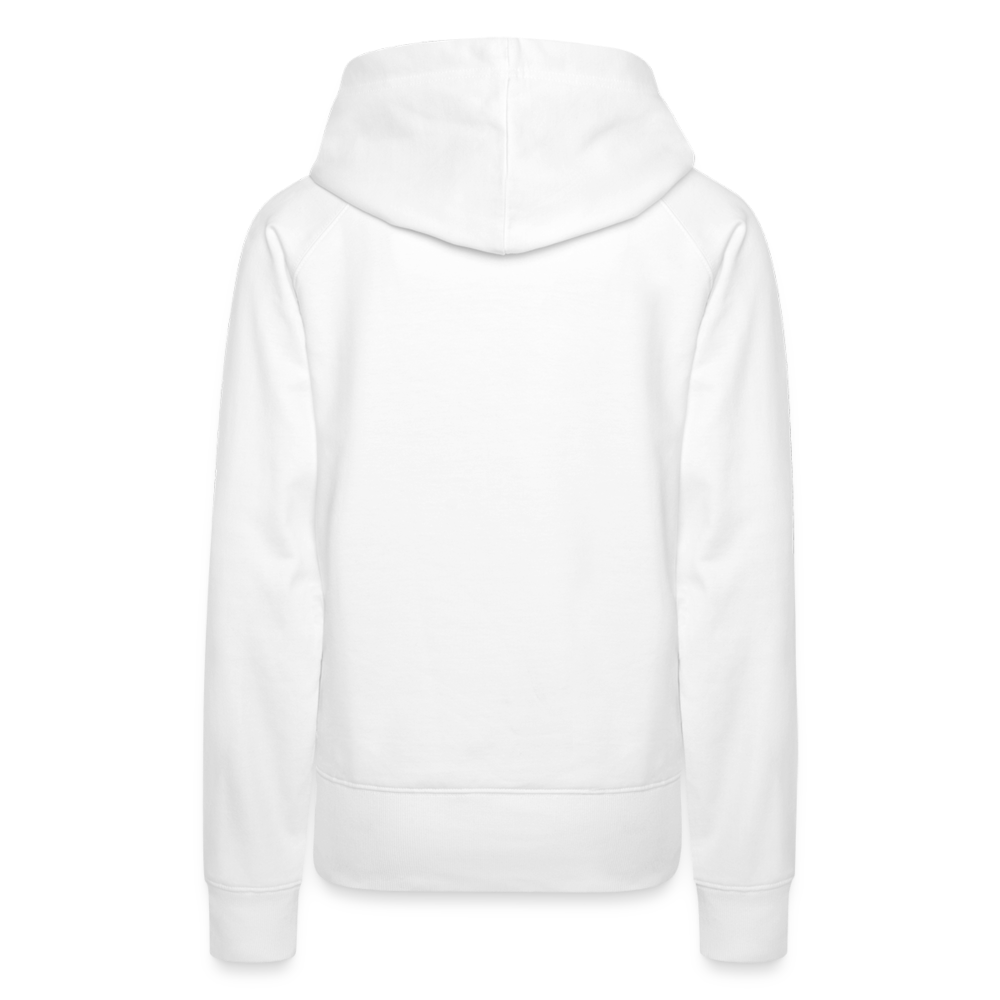 UNMEDICATED AND ON THE LOOSE!! WOMEN'S HOODIE - white