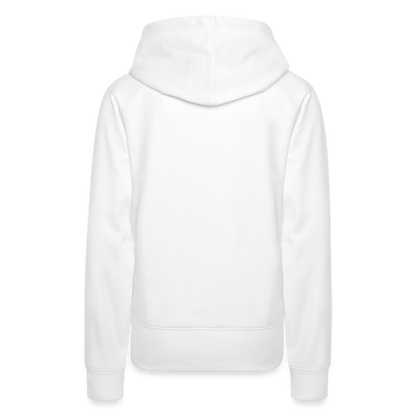 UNMEDICATED AND ON THE LOOSE!! WOMEN'S HOODIE - white