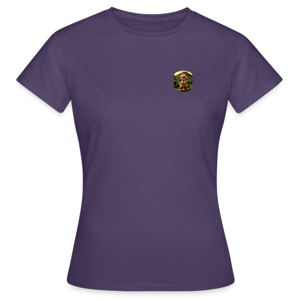 DINO - WOMEN'S CLASSIC T-SHIRT - dark purple