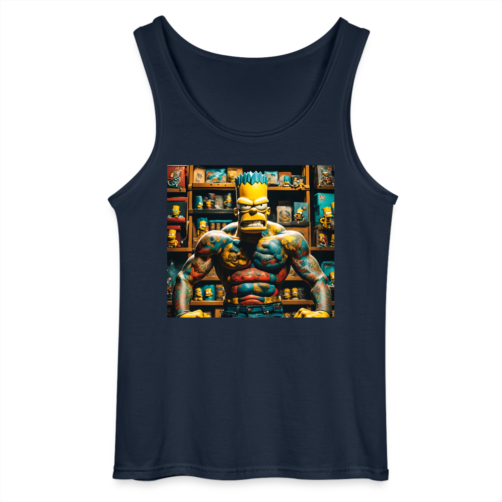 AGED 47 - MEN'S TANK TOP - navy