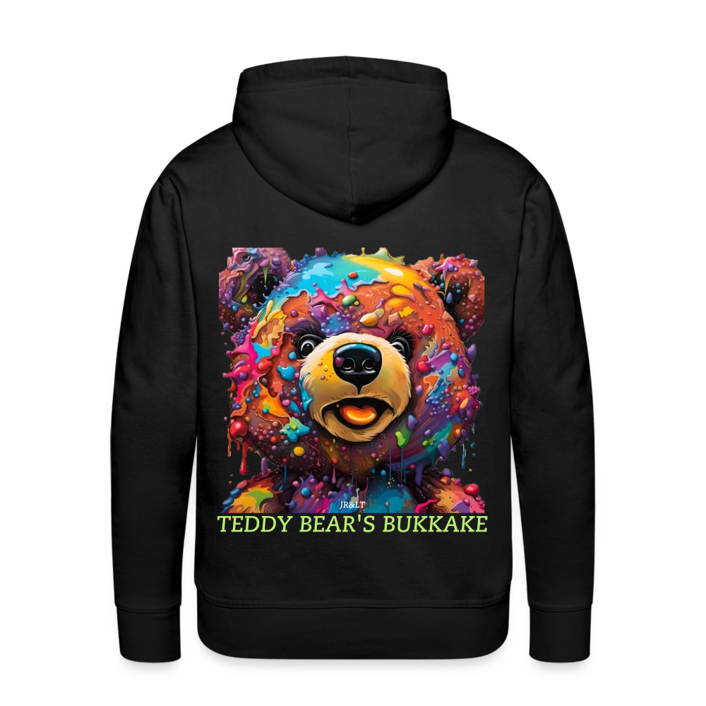 TEDDY BEAR'S BUKKAKE!! MEN'S HOODIE - black