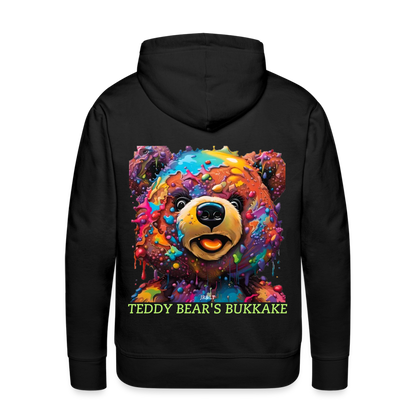 TEDDY BEAR'S BUKKAKE!! MEN'S HOODIE - black