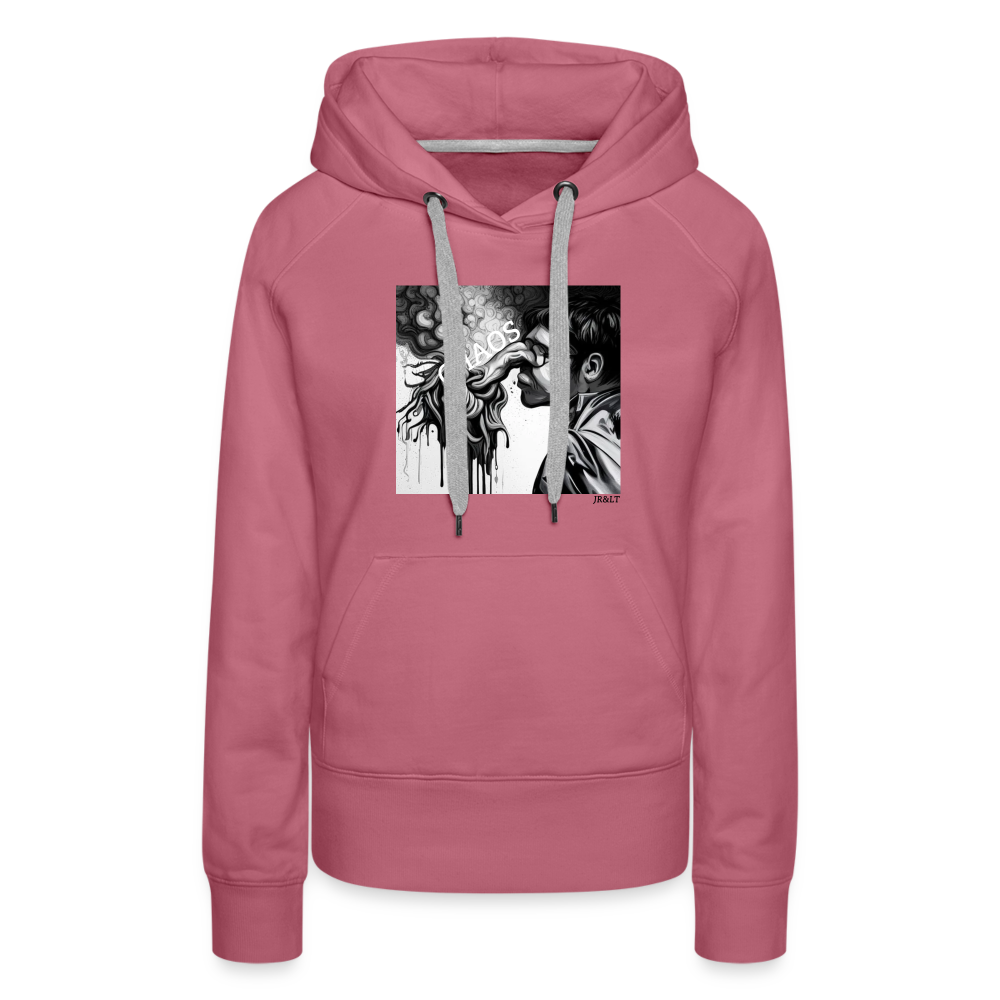 CHAOS - WOMEN'S HOODIE - mauve