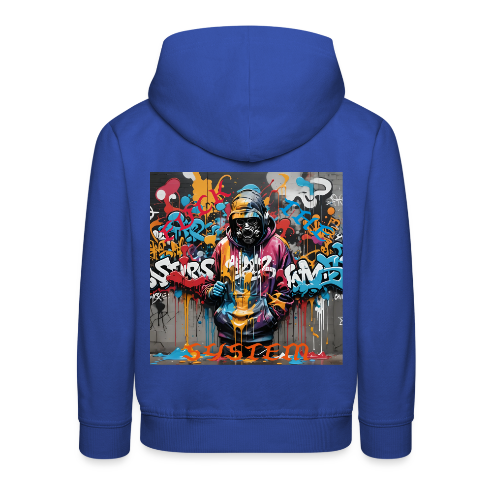 F#CK THE SYSTEM CHILDREN'S HOODIE - royal blue