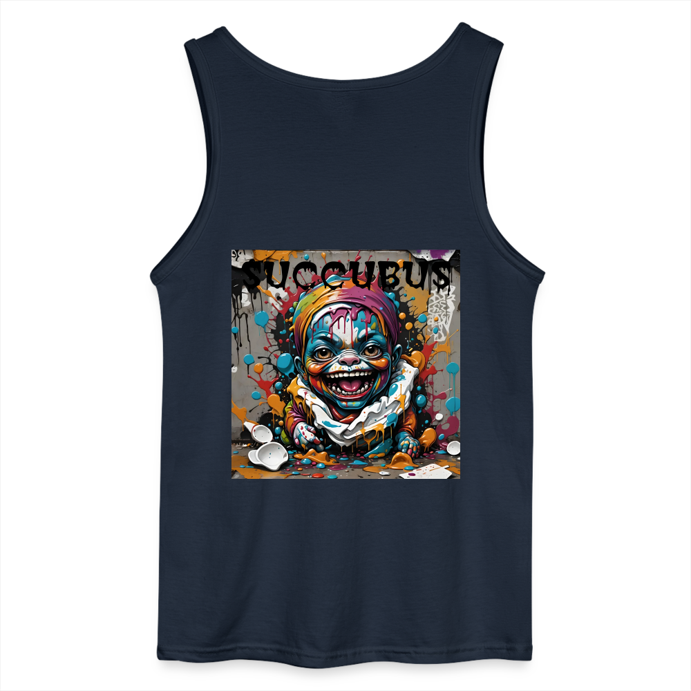 SUCCUBUS - MEN'S TANK TOP - navy