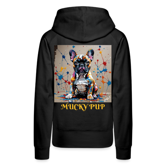 MUCKY PUP!! - WOMEN'S HOODIE - black