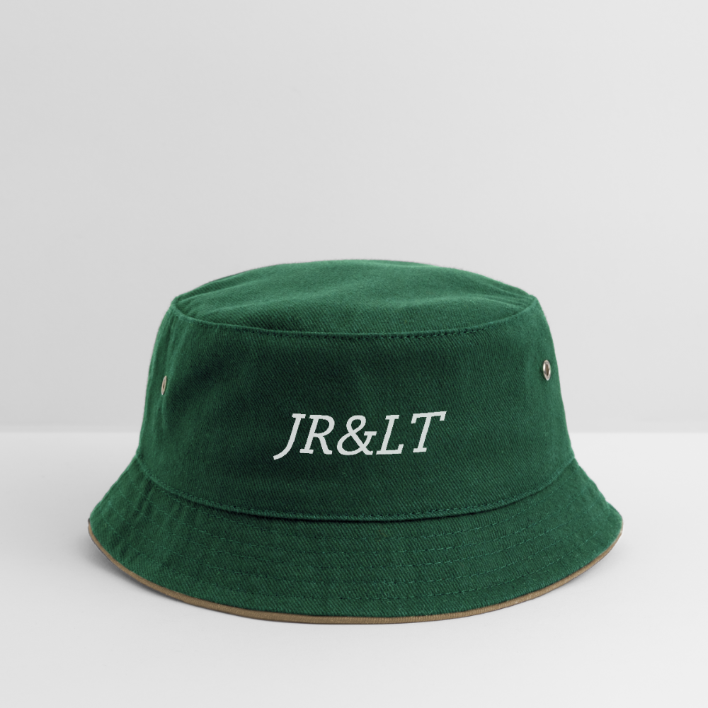 CLASSIC JR&LT - BUCKET HAT - dark green/beige