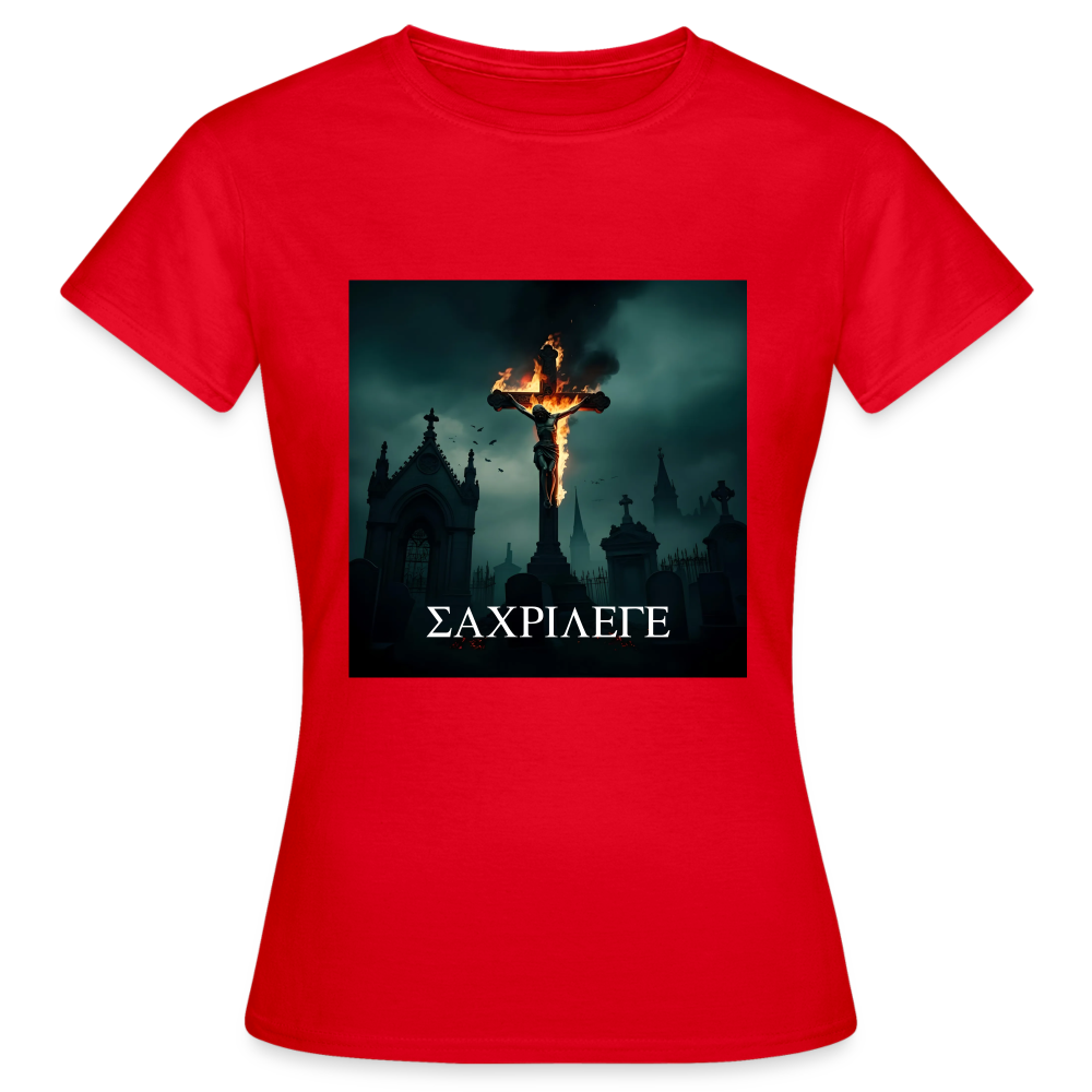 SACRILEGE - WOMEN'S CLASSIC T-SHIRT - red