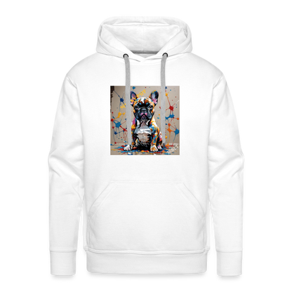 MUCKY PUP!! - MEN'S HOODIE - white