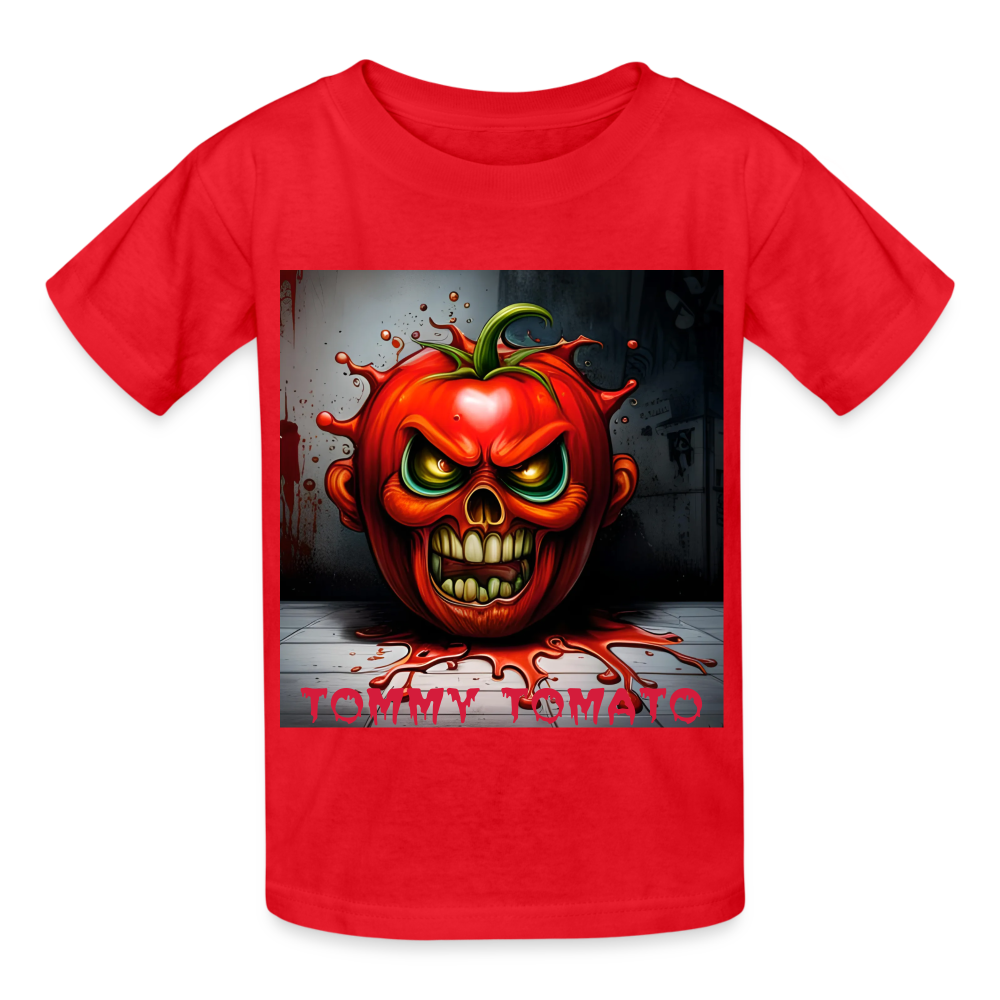 TOMMY TOMATOE - CHILDREN'S T-SHIRT - red