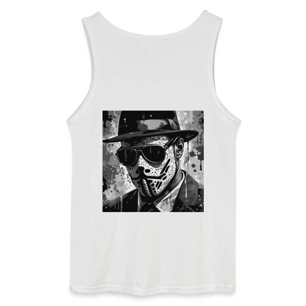 UNDERCOVER AGENT - MEN'S TANK TOP - white