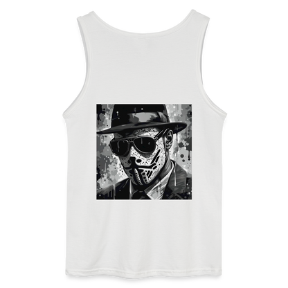 UNDERCOVER AGENT - MEN'S TANK TOP - white