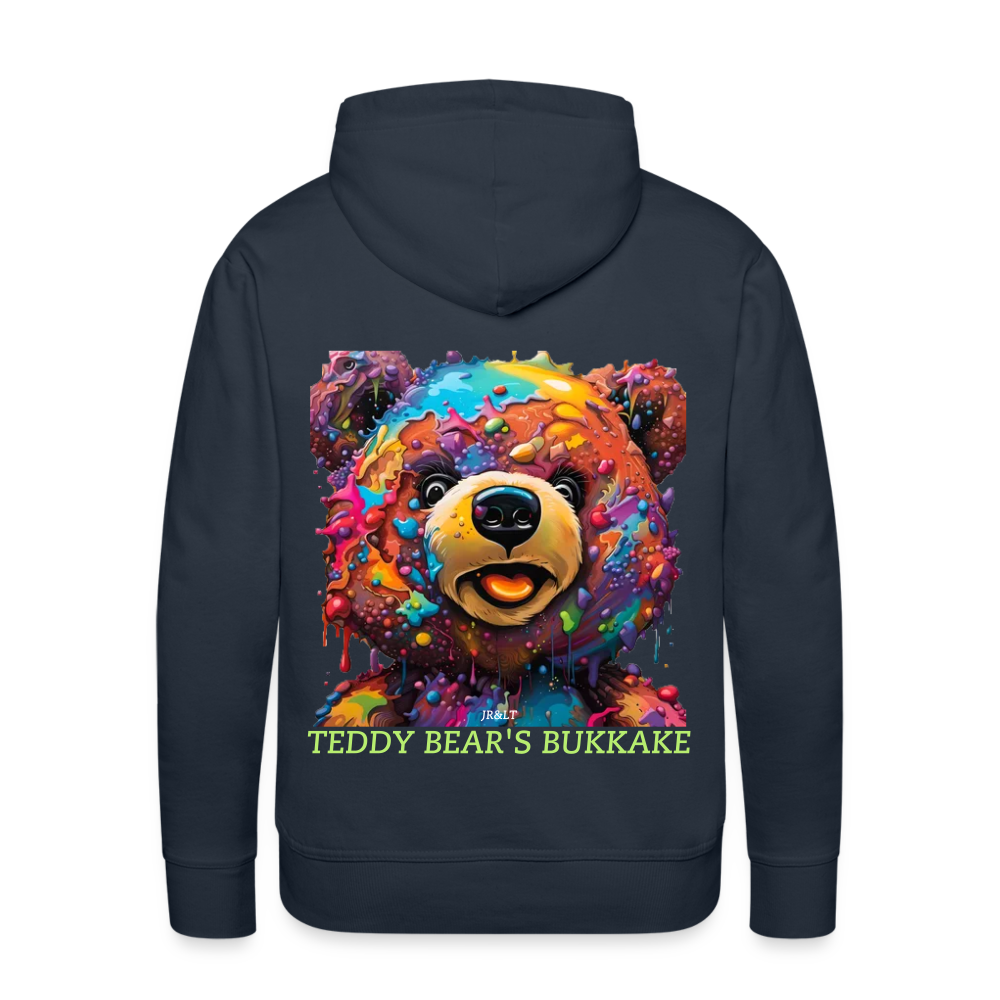 TEDDY BEAR'S BUKKAKE!! MEN'S HOODIE - navy