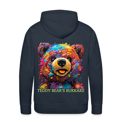 TEDDY BEAR'S BUKKAKE!! MEN'S HOODIE - navy