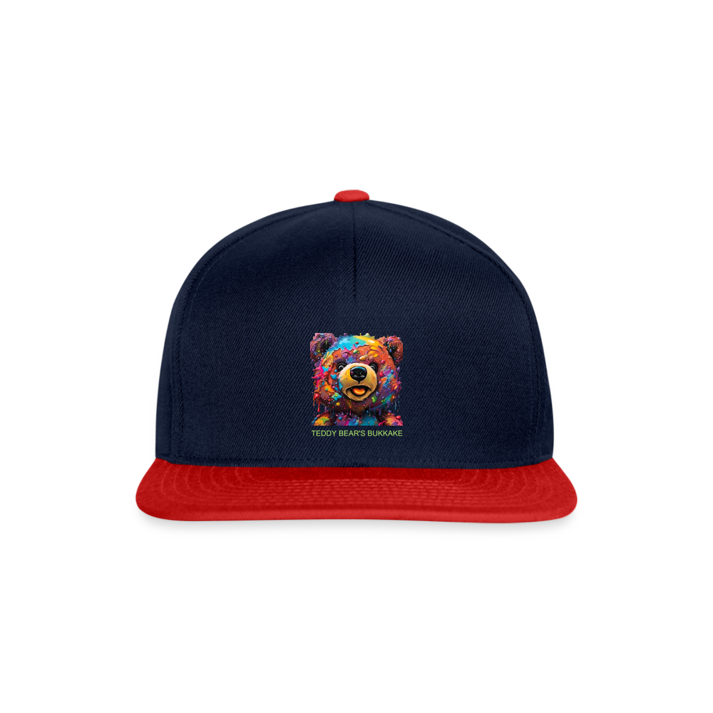 TEDDY BEAR'S BUKKAKE!! SNAP BACK - navy/red