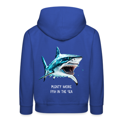 PLENTY MORE FISH IN THE SEA - CHILREN'S HOODIE - royal blue