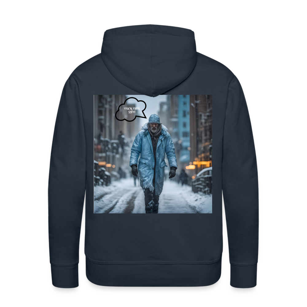 FUCK THIS SHIT - MEN'S HOODIE - navy