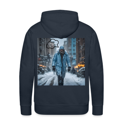 FUCK THIS SHIT - MEN'S HOODIE - navy