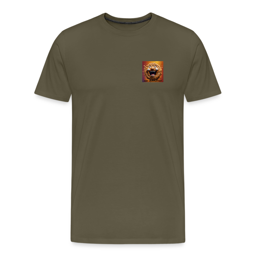 GINGER NUT - MEN'S PREMIUM T-SHIRT - khaki