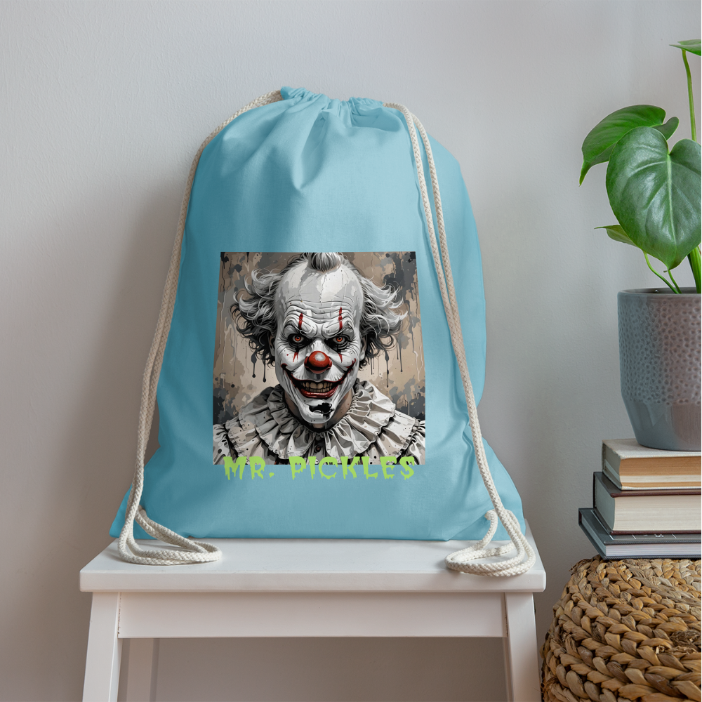 MR. PICKLES - DRAWSTRING BAG - aqua