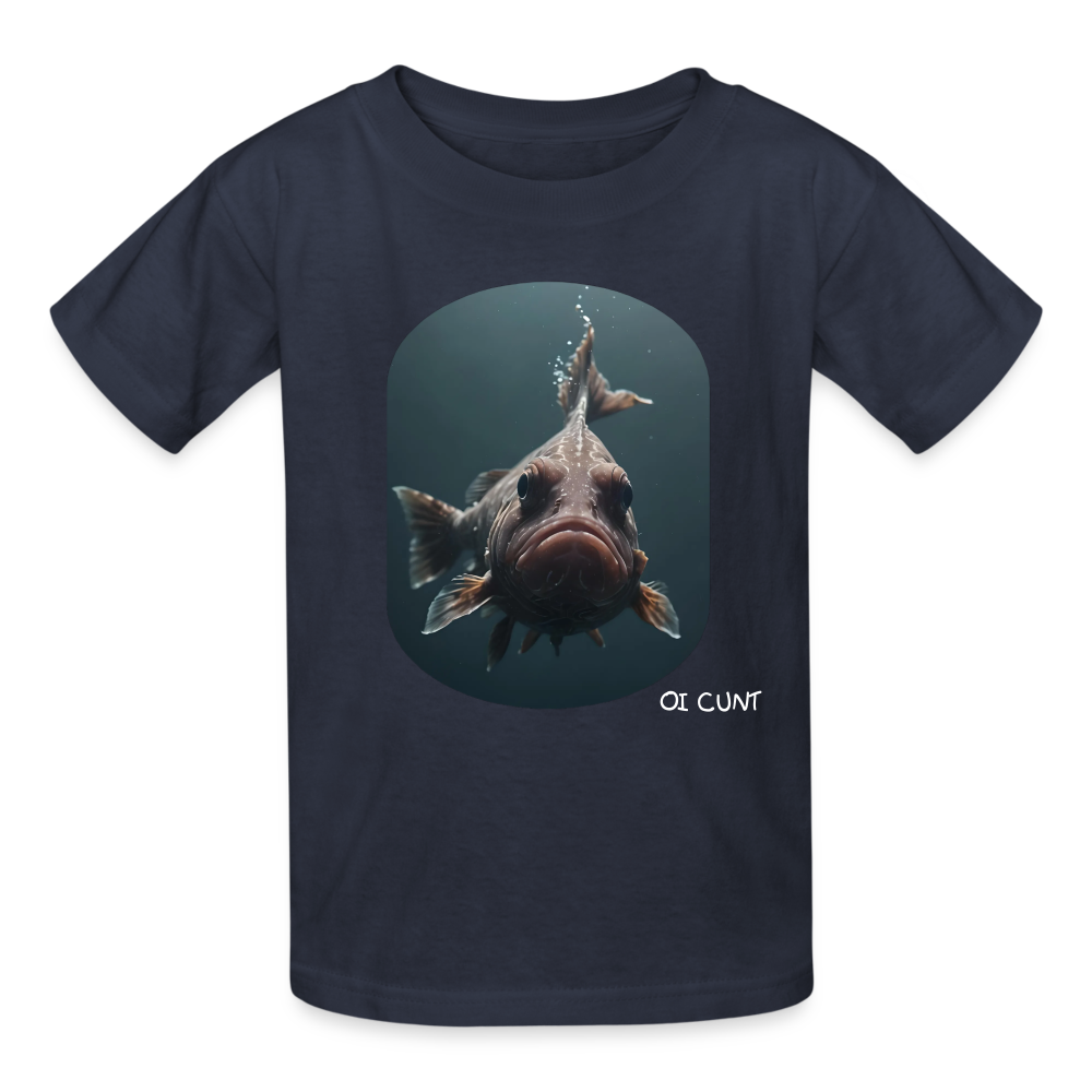 OI CUNT!! CHILDREN'S T-SHIRT - navy