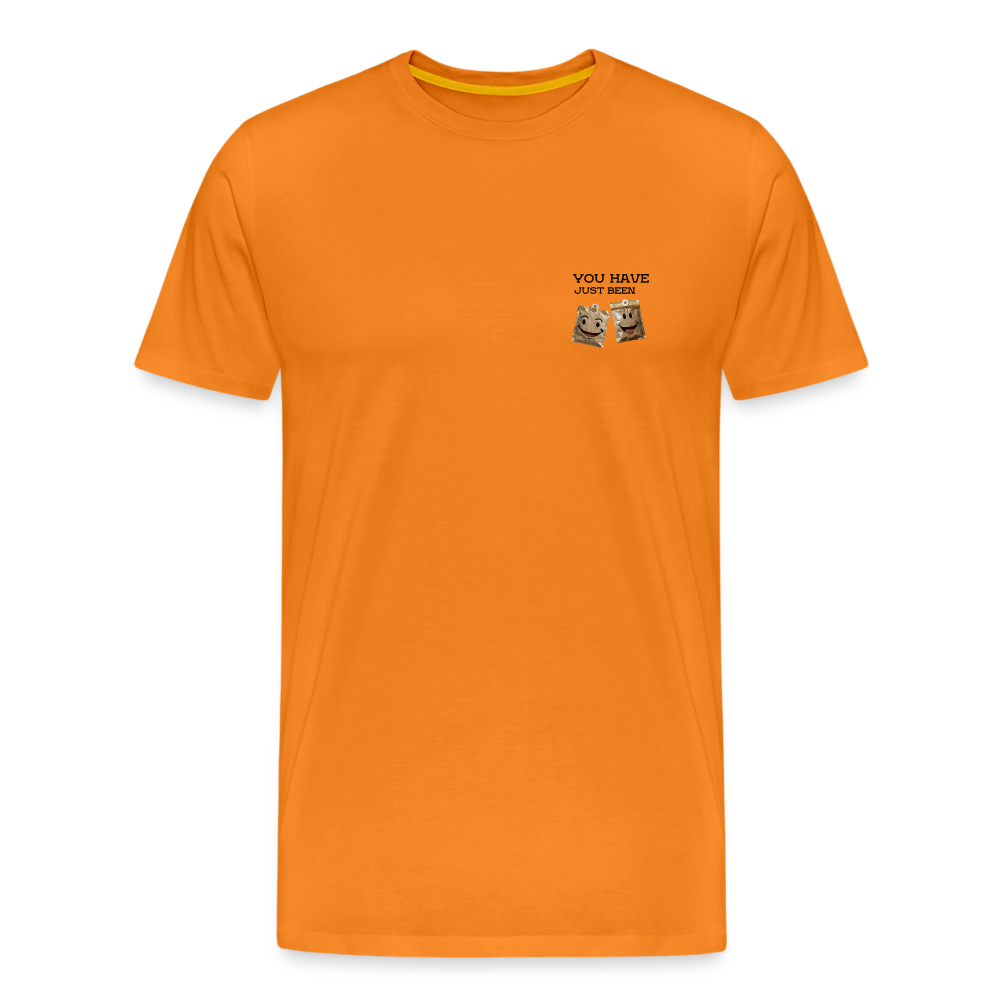 TEA BAGGED - MEN'S PREMIUM T-SHIRT - orange