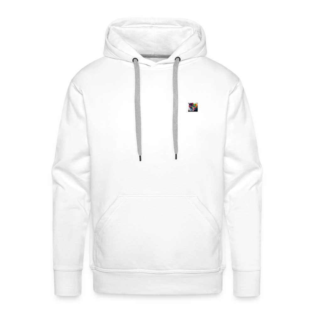 JR&LT TRADEMARKED - MEN'S HOODIE - white