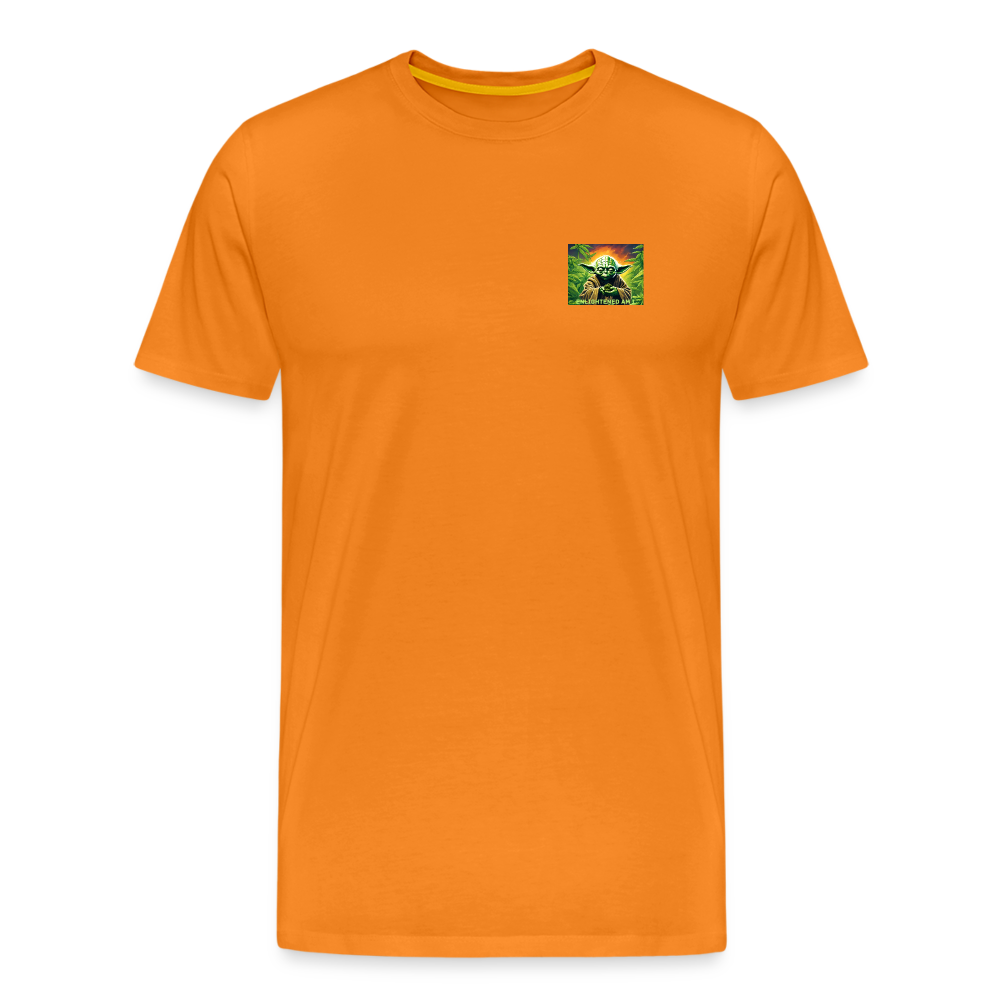 ENLIGHTENED YODA - MEN'S PREMIUM T-SHIRT - orange