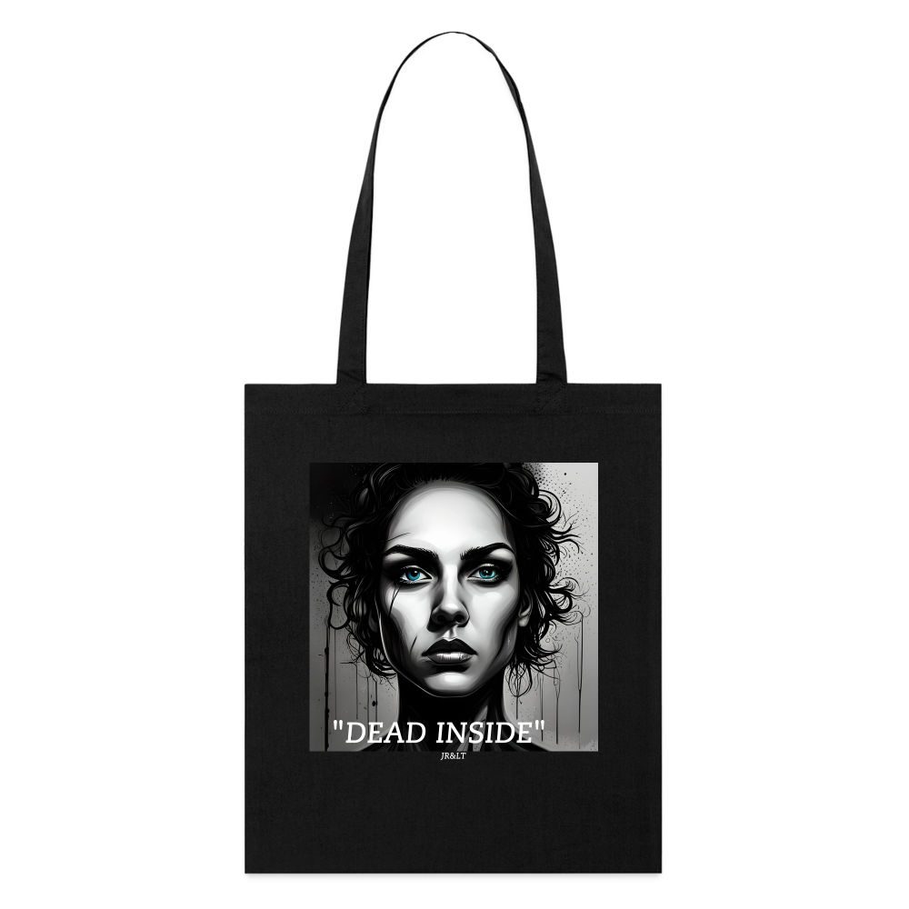 "DEAD INSIDE" TOTE BAG - black