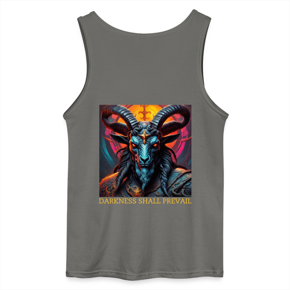 BAPHOMET- MEN'S TANK TOP - charcoal grey