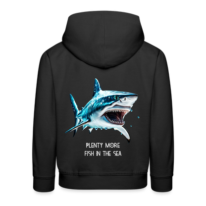 PLENTY MORE FISH IN THE SEA - CHILREN'S HOODIE - black