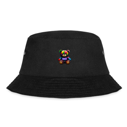 BATTLE BEAR - BUCKET HAT - black