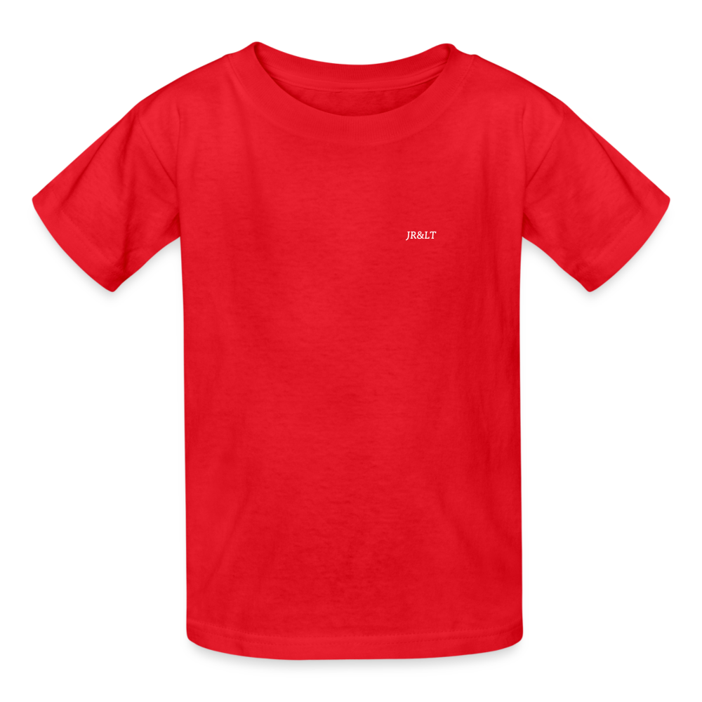 JR&LT'S CLASSIC LOGO CHILDREN'S T-SHIRT - red