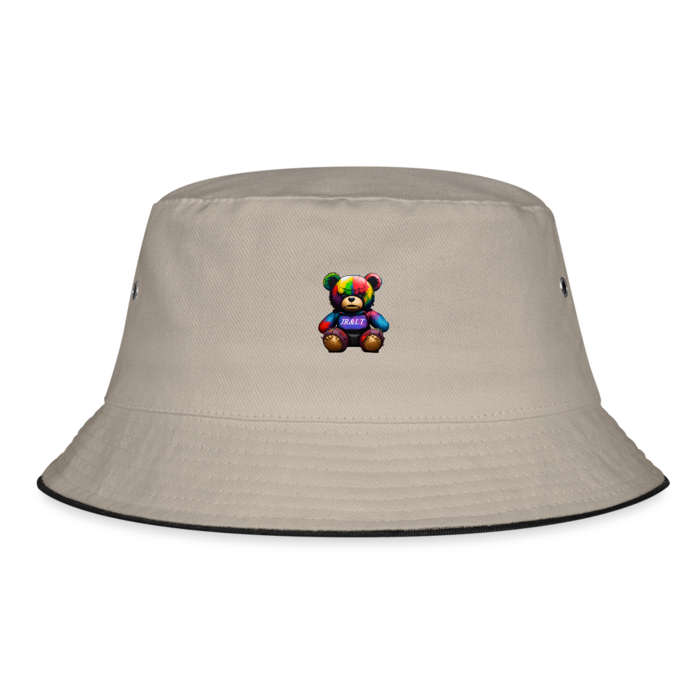 BATTLE BEAR - BUCKET HAT - khaki/black