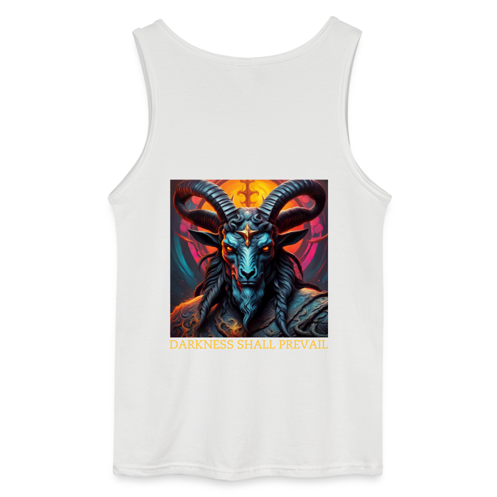 BAPHOMET- MEN'S TANK TOP - white