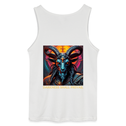 BAPHOMET- MEN'S TANK TOP - white