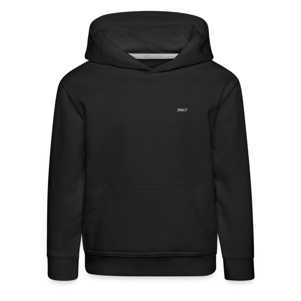 JR&LT'S CLASSIC LOGO CHILDREN'S HOODIE - black