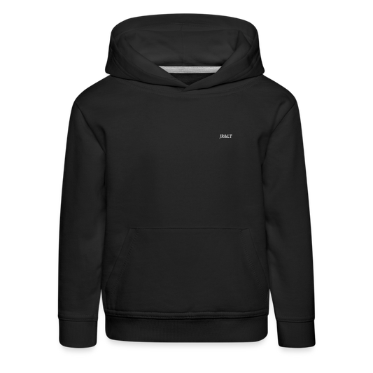 JR&LT'S CLASSIC LOGO CHILDREN'S HOODIE - black