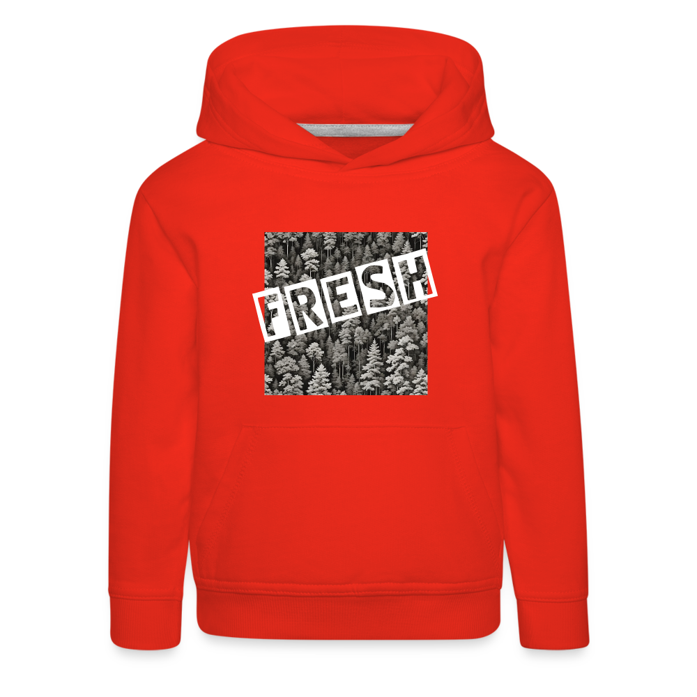 FRESH - CHILDREN'S HOODIE - red