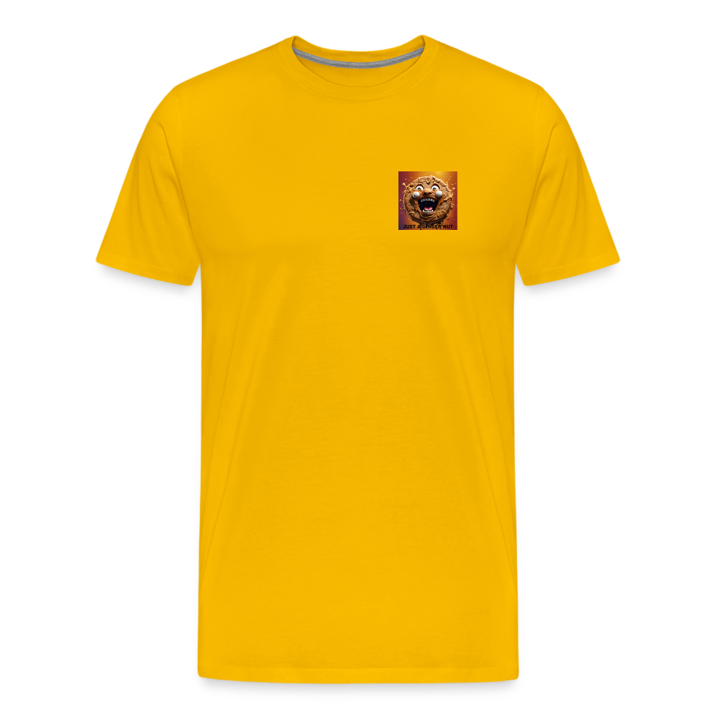 GINGER NUT - MEN'S PREMIUM T-SHIRT - sun yellow