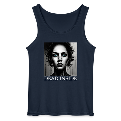 DEAD INSIDE - MEN'S TANK TOP - navy