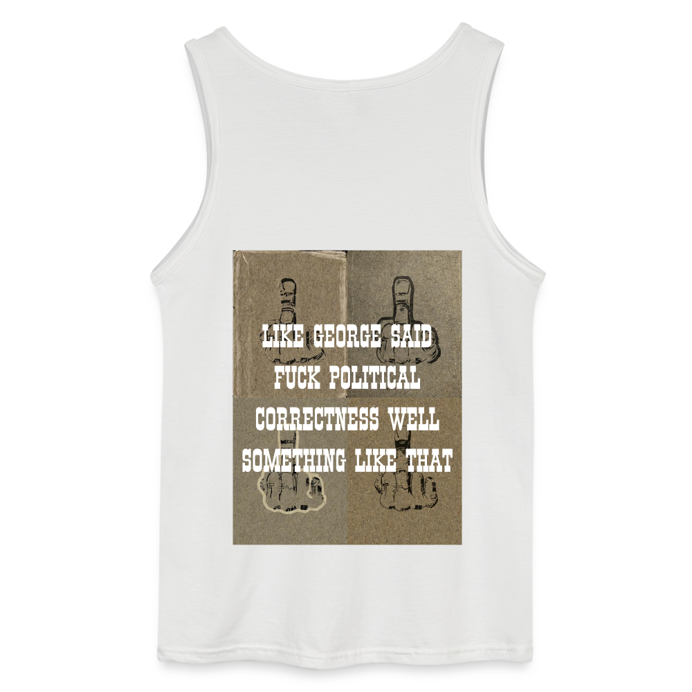 POLITICAL CORRECTNESS - MEN'S TANK TOP - white