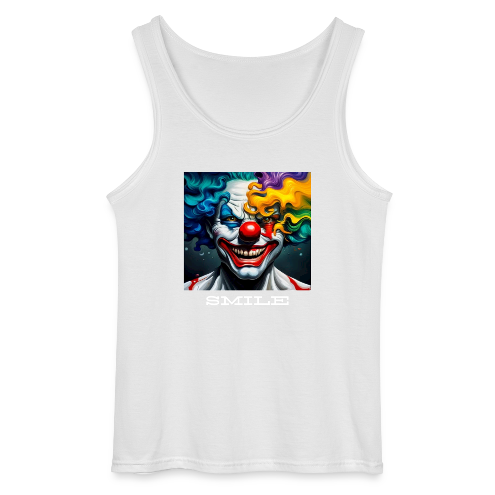 BO BO'S UNCLE JACK- MEN'S TANK TOP - white