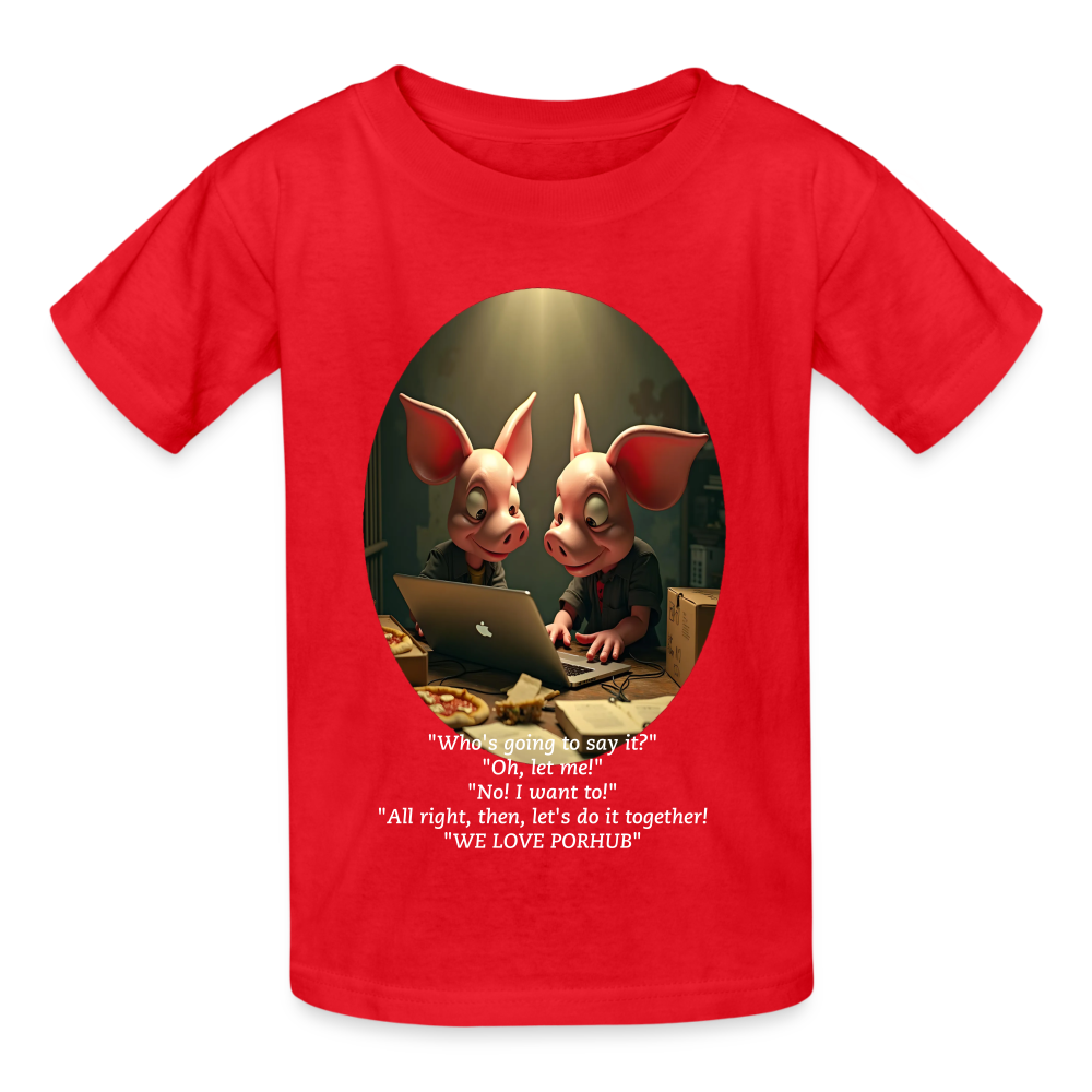 APPRECIATION!! CHILDREN'S T-SHIRT - red