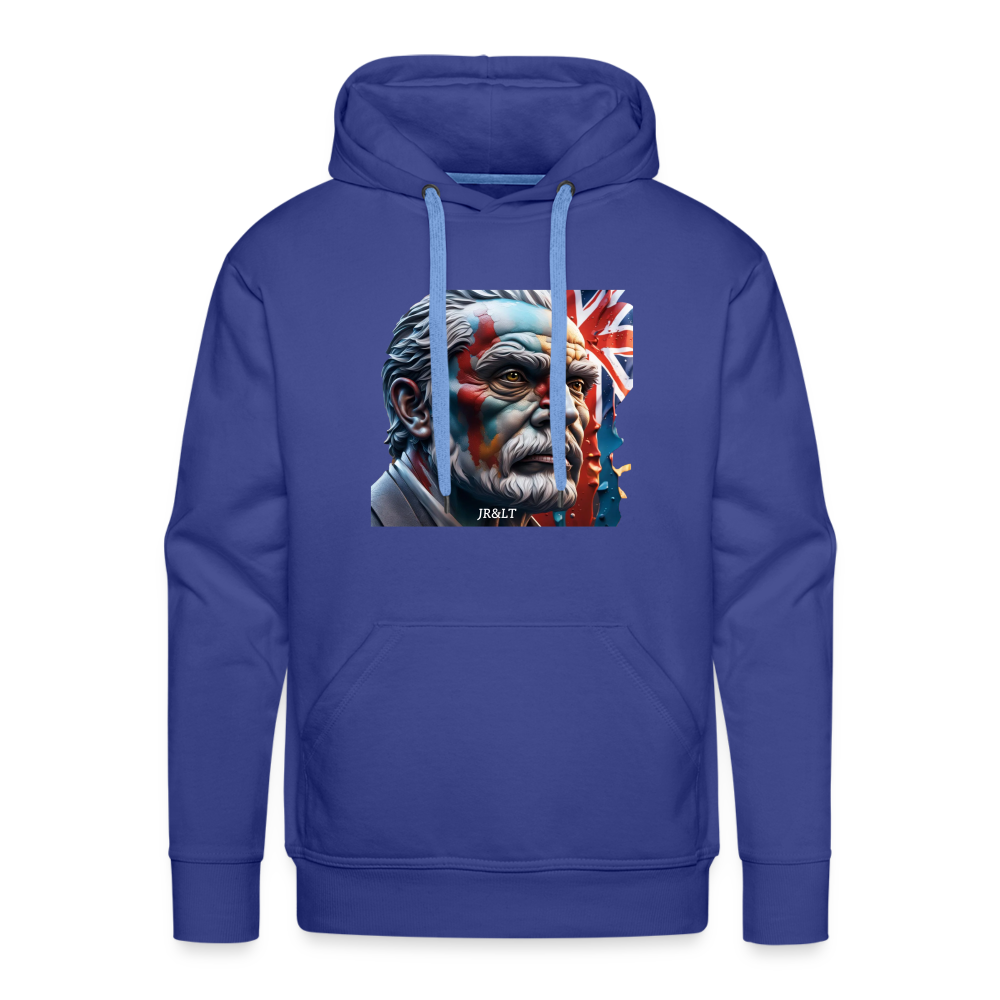 OLD MAN BRITAIN!! MEN'S HOODIE - royal blue