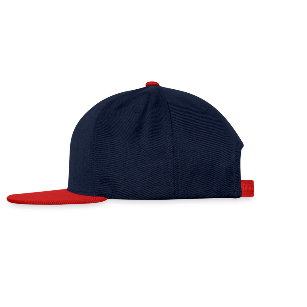 I'M OLD SCHOOL MOTHERF'KER!! SNAPBACK CAP - navy/red