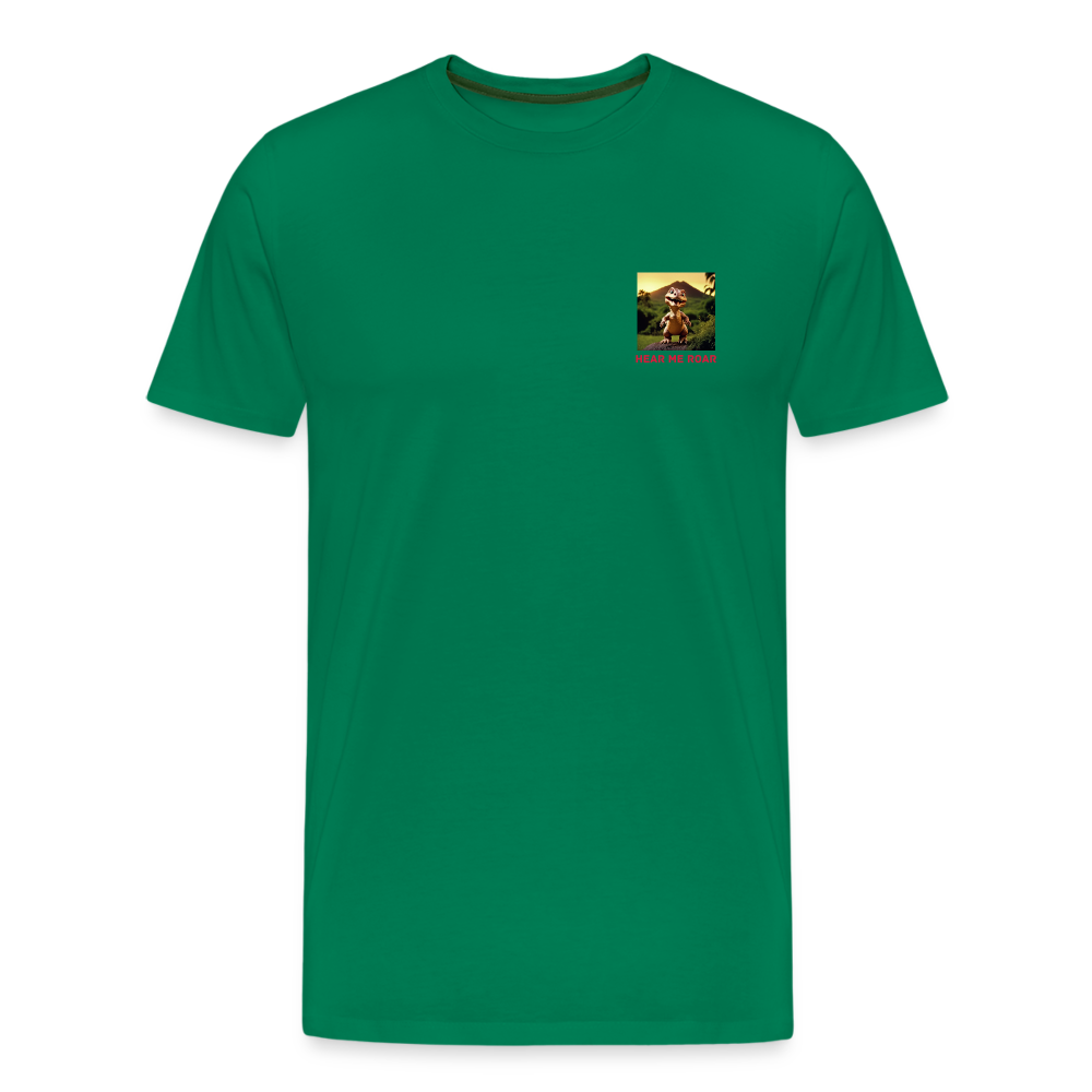 DINO - MEN'S PREMIUM T-SHIRT - kelly green